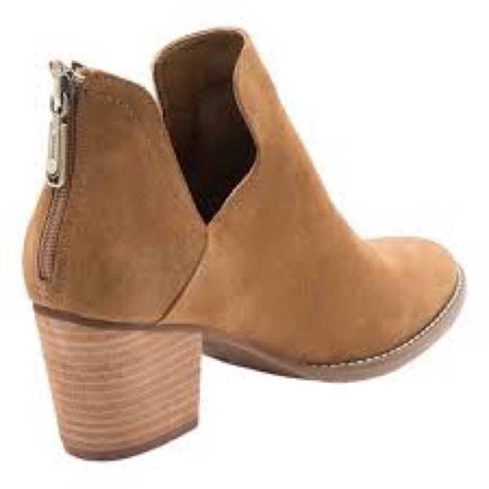 Aqua College Naomi Suede ankle boots camel tan waterproof size 8